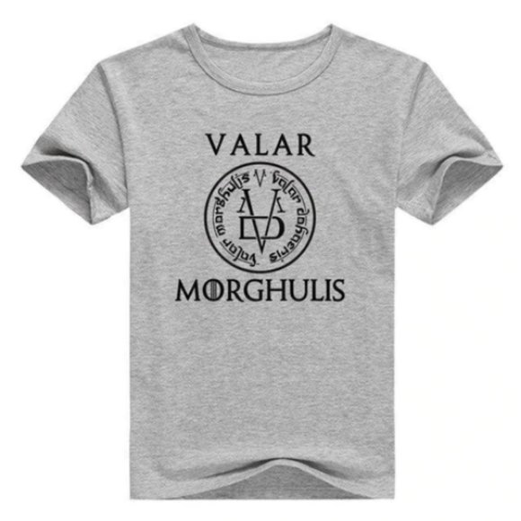 Winter Game of Thrones GOT NEW A Song Ice and Fire Valar Morghulis P106 t-shirt - Picture 1 of 3